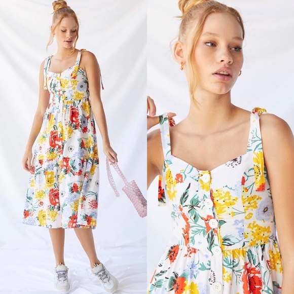 Urban Outfitters Dresses & Skirts - Urban Outfitters Floral Midi Dress
